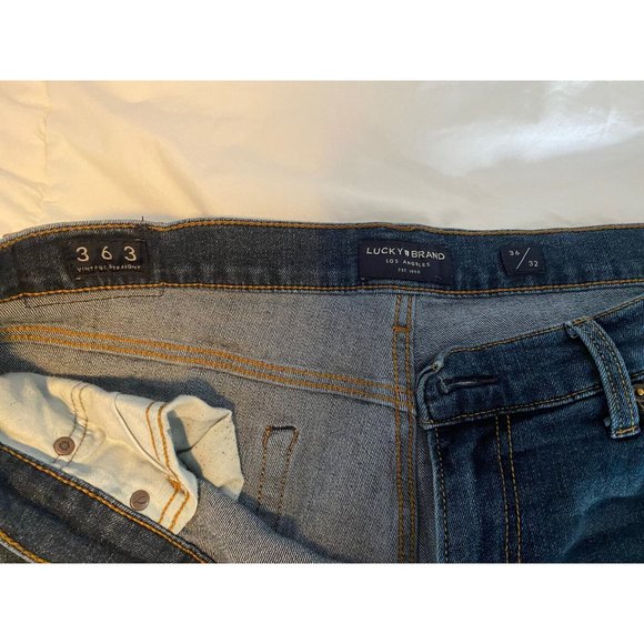 Lucky Brand Los Angeles California 336 Vintage Straight Men's Barite Jeans 36/32 - Picture 3 of 6